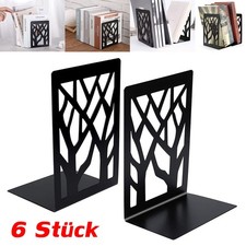 6x Metall Ständer Buchstütze