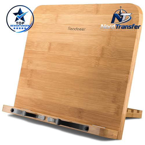 Buchständer bambus - buchständer,