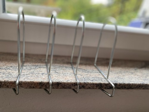 4er set metall - metall, buchstützen