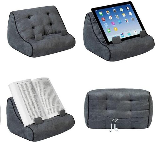 Bookcouch grau lesekissen - grau, |