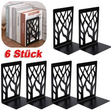 6x Metall Ständer Buchstütze