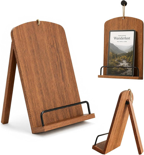 Buchständer holz faltbarer - buchständer, holz,