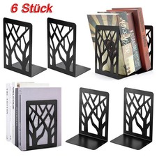 6x Metall Ständer Buchstütze