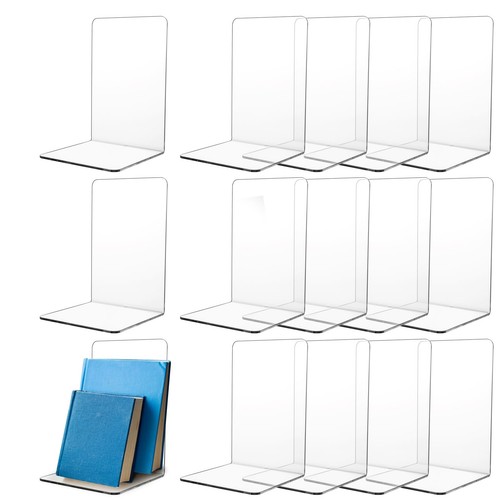 Buchstützen acryl transparent - acryl,