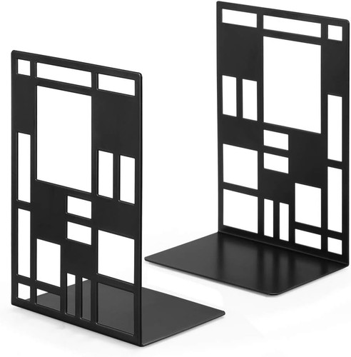 Buchstütze metall schwarz - metall, 1