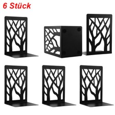 3 Paar Buchstütze Baumartige