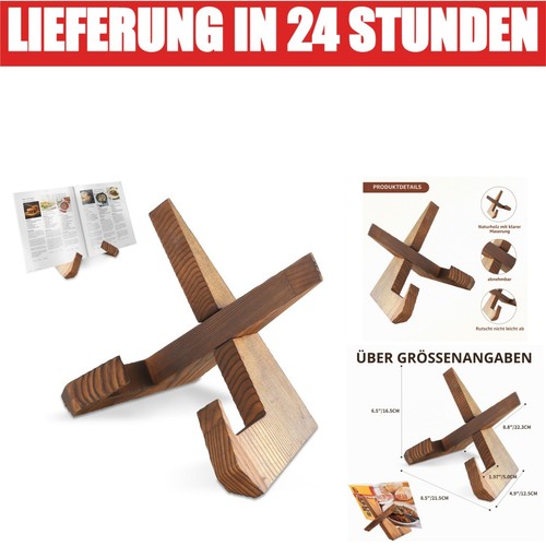 Kochbuchständer aus holz - kochbuchständer,